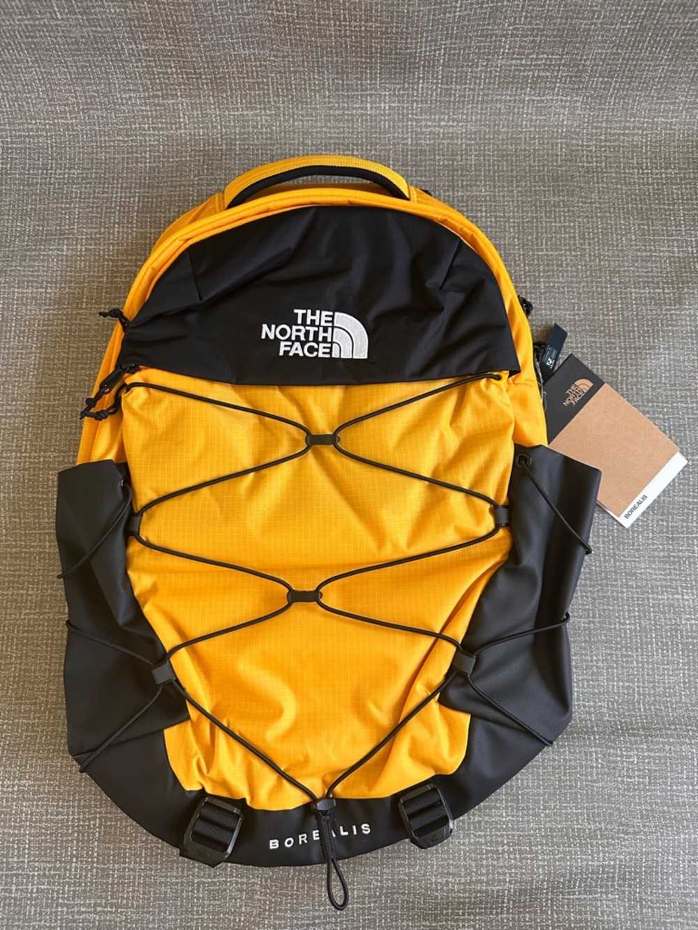 The North Face Borealis Backpack 28L Summit Gold Black Laptop NWT One Size